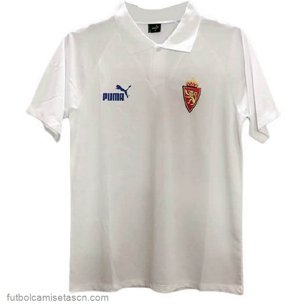 Tailandia Camiseta Real Zaragoza 1ª Retro 1994 1995 Blanco